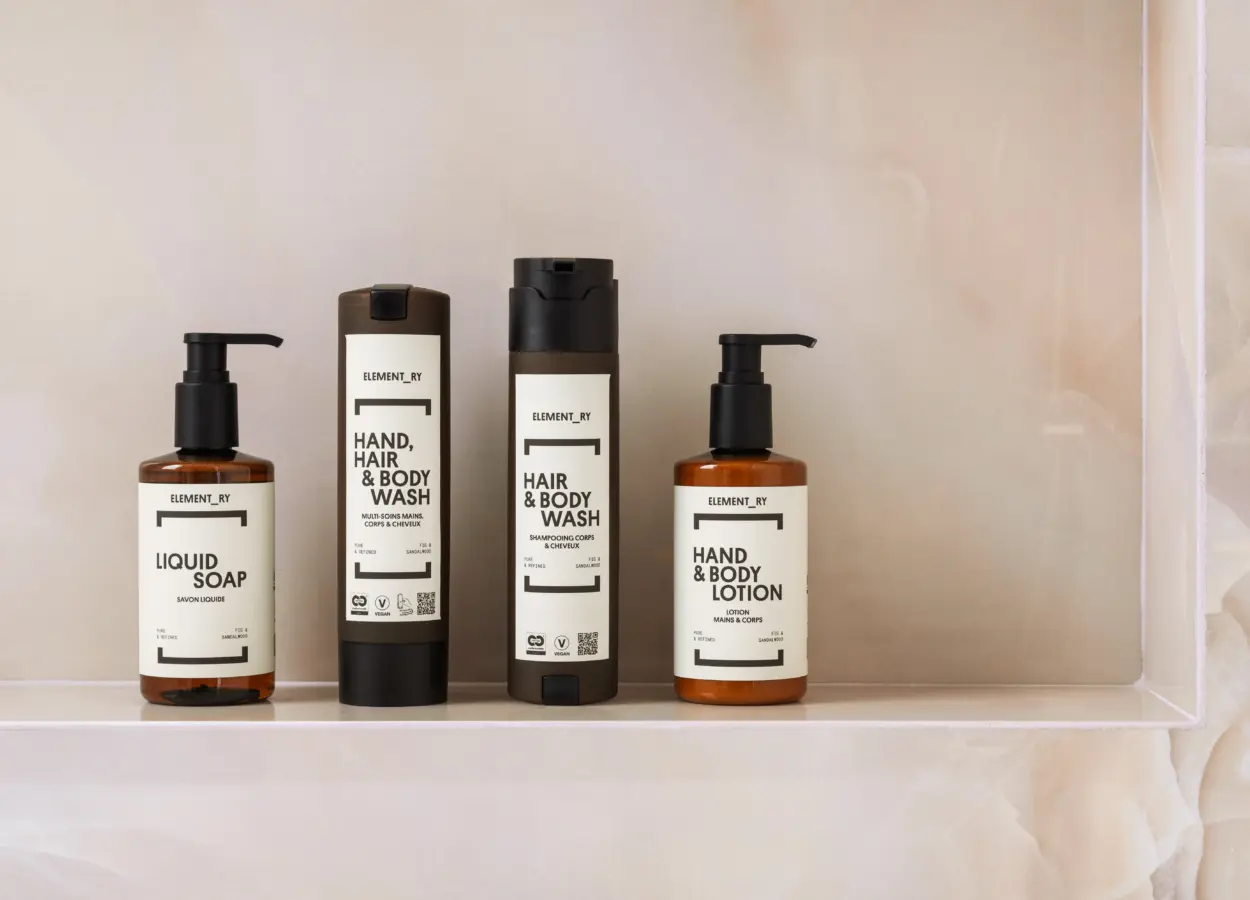 ADA Cosmetics hygienische Kosmetikspender Hotelkosmetikmarke Element ry 202501 High Res