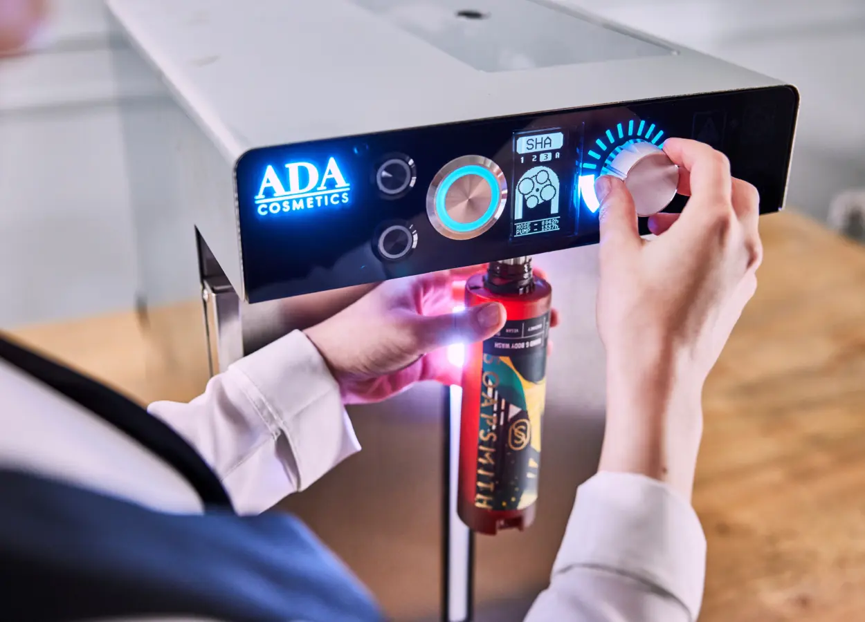 ADA Cosmetics Refillution refill system Smart Care Soapsmith Hotel Collection