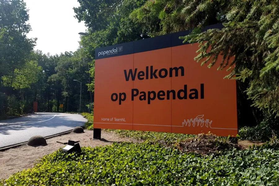 Welkomstbord papendal