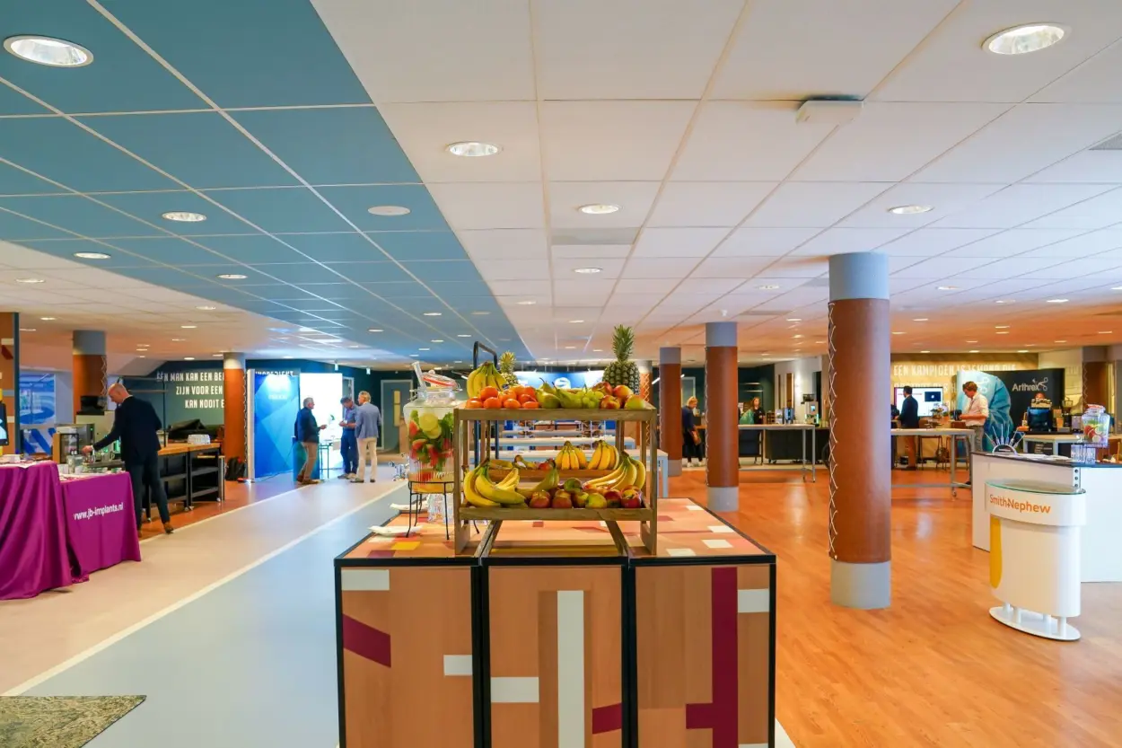 Sportfoyer beursvloer overzicht