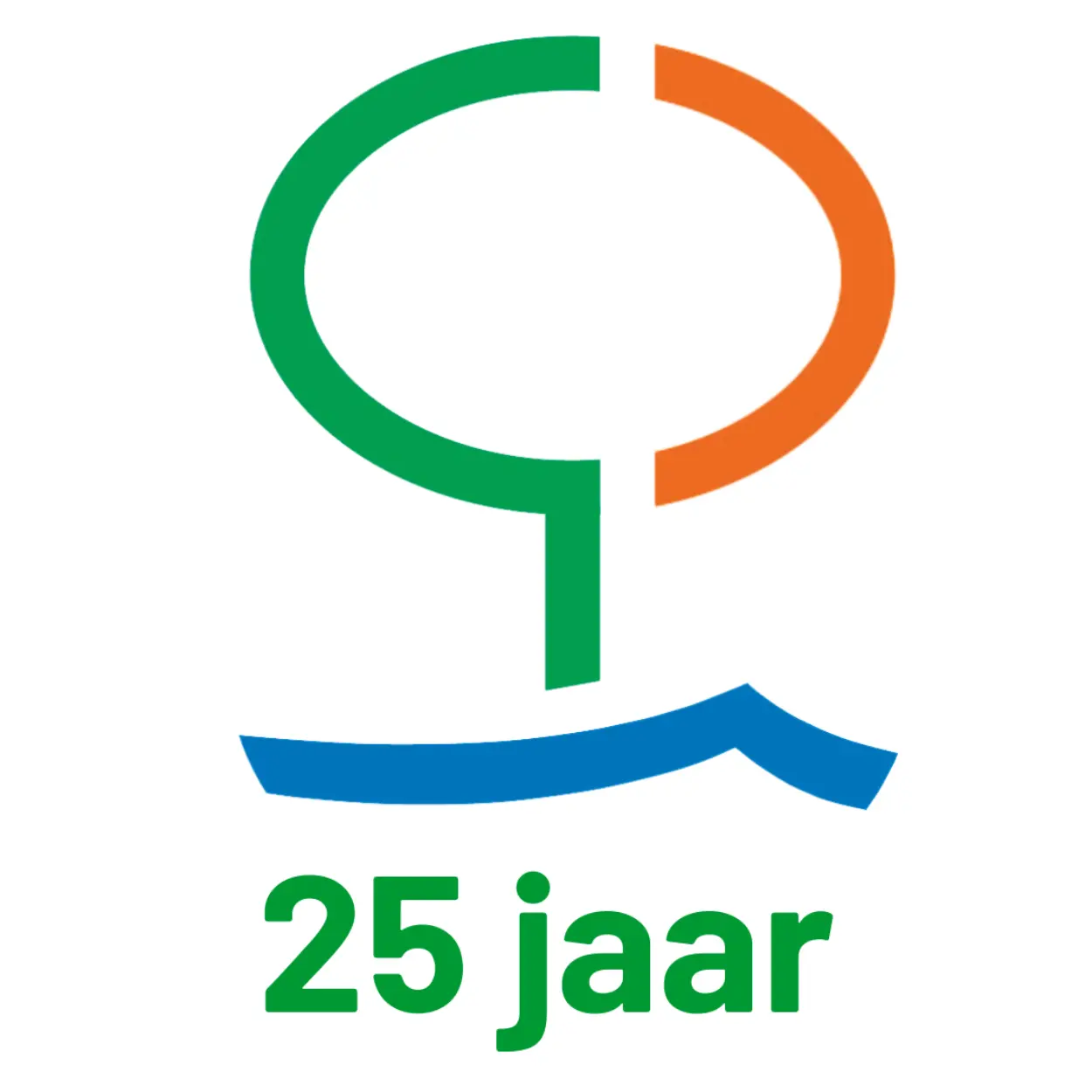 KMVK 25 jaar jubileumlogo